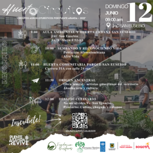 Lee más sobre el artículo 5° Recorrido: Sábado 12 Junio – Aula ambiental & Huerta urbana San Eusebio  #HuertoCircuitos ¡Inscríbete!